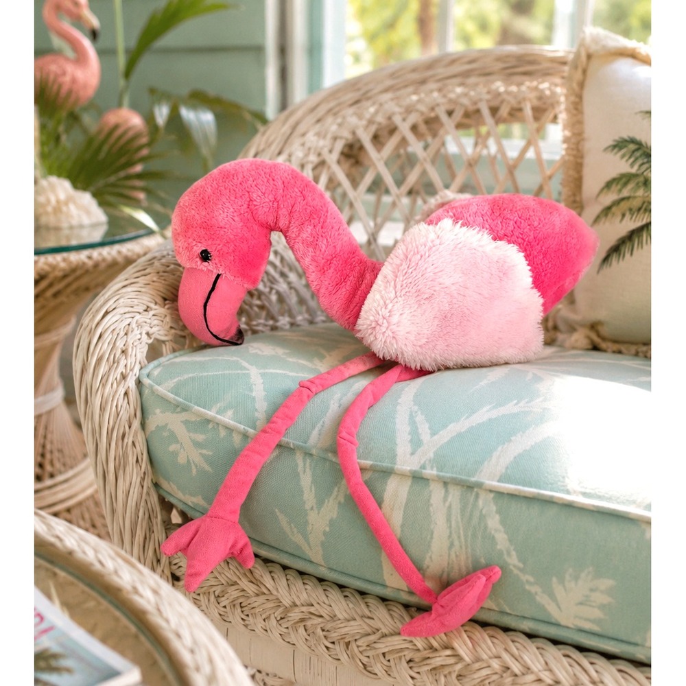 Mary Meyer 25" Large Pink Flamingo Plush Vintage 1980s Made in Korea